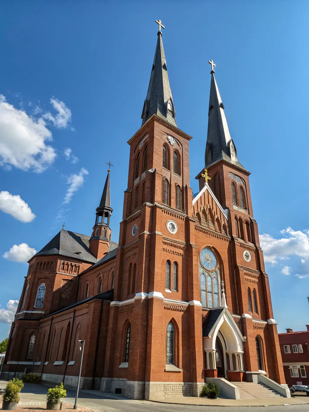 A photograph of the Saint-Martin Church illuminated at night, symbolizing the enduring legacy of the church and the impact of preservation efforts.